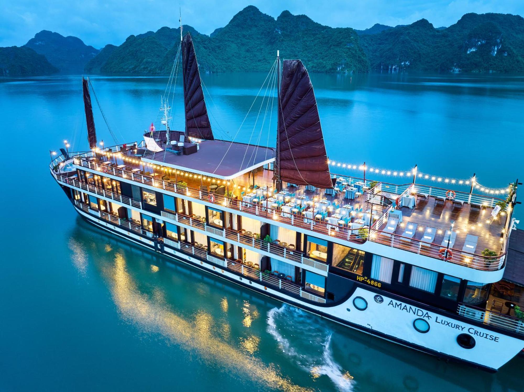 Hotel Amanda Luxury Cruise Ha Long Exterior foto
